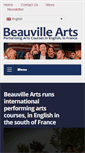 Mobile Screenshot of beauvillearts.com